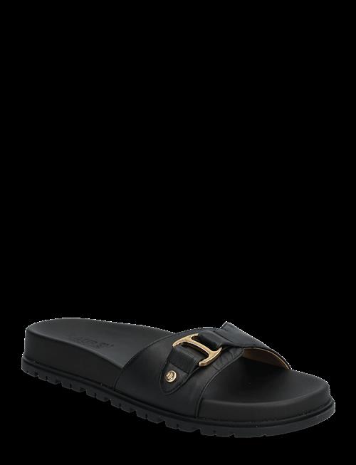 Lauren Ralph Lauren | Tasha Leather Slide Sandal | 39
