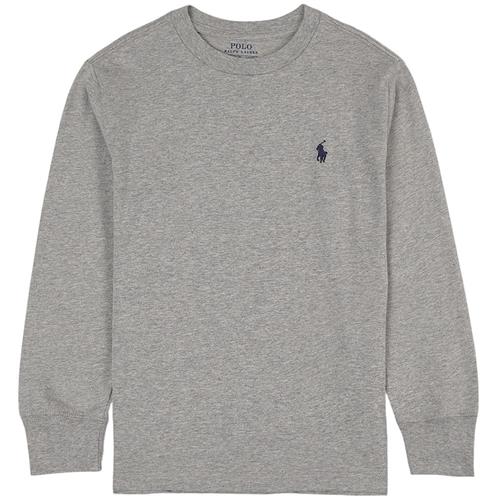 Ralph Lauren Mærket T-shirt Andover Heather Andover Heather M  Grå  8-10 år  Drenge