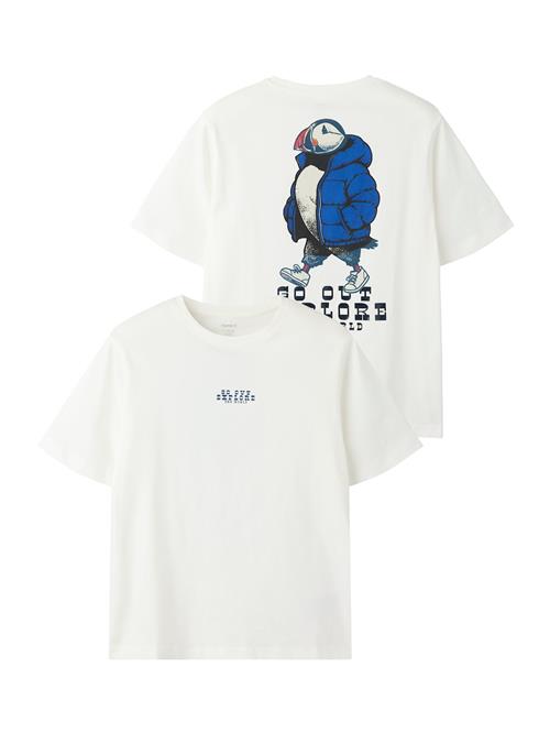 Name It T-shirt Cloud Dancer  Cloud Dancer 122/128 cm  Hvid  122/128 cm  Drenge