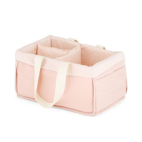 Cam Cam Diaper Caddy  Classic Stripes Rose Classic Stripes Rose One Size  Lyserød  One Size  Piger