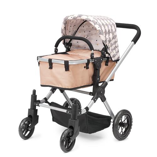 Skrållan Lillan & Friends Premium Dukkeklapvogn Beige  Beige One Size  Beige  One Size 3+ Years unisex