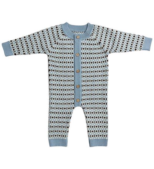 Smallstuff Heldragt - Uld - Strik - Light Blue