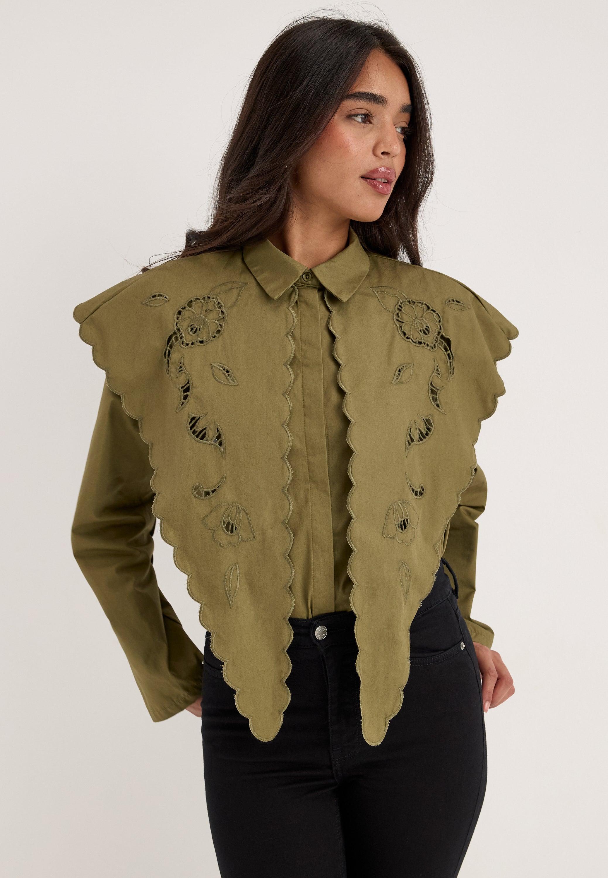 OBJECT Objesta L/S OZ SCARF SHIRT