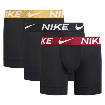 Nike 3P Everyday Essentials Micro Boxer Brief Rød/Sort polyester Medium Herre