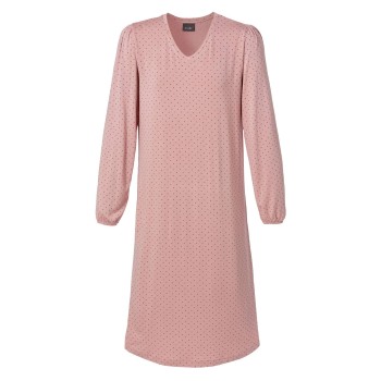Trofé Trofe Bamboo Long Sleeve Dress Rosa XX-Large Dame