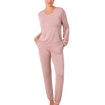 Trofé Trofe Bamboo Pyjamas Rosa Bambus Large Dame