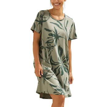 Trofé Trofe Graphic Printed Big Tee Militærgrøn  X-Large Dame