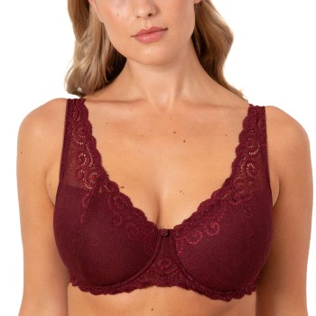 Trofé Trofe Irene Underwire Bra BH Vinrød  polyamid C 90 Dame
