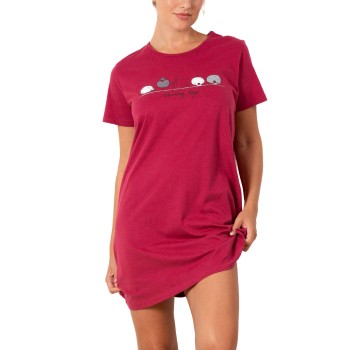 Trofé Trofe Yoga Big T Nightdress Rosa bomuld Large Dame