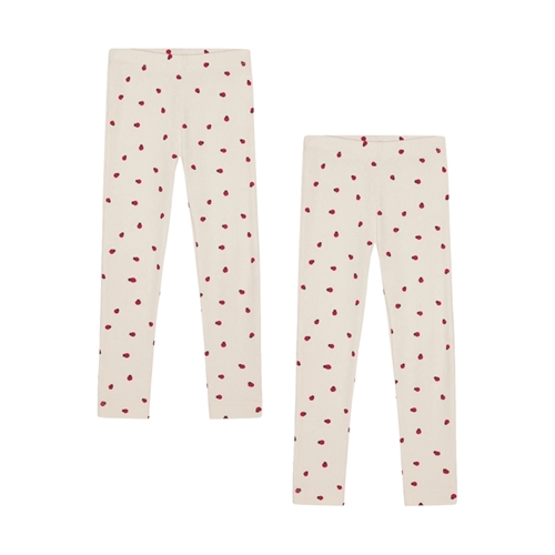 BIRKHOLM 2-Pak Rib Leggings Mariehøner