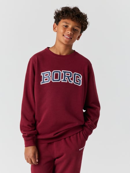 Björn Borg Borg Classic Print Sweatshirt Rød, 146-152