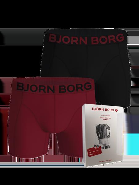Björn Borg Organic Cotton Stretch Boxers 2-pack Sort, M