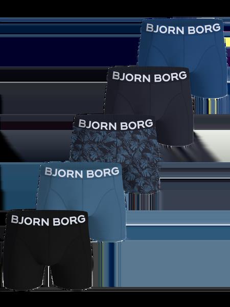 Björn Borg Organic Cotton Stretch Boxers 5-pack Sort, M