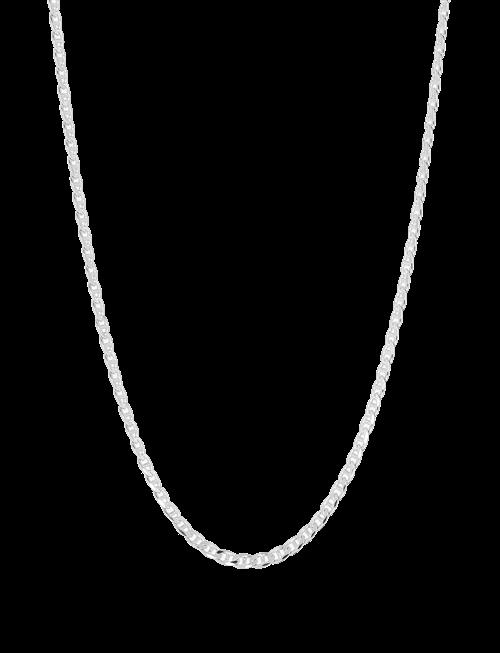 IX Studios | Ix Curb Medi Chain Silver | 55 cm 55 cm