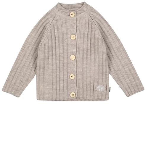 Lillelam Nature Babycardigan Lysbeige Light Beige 80 cm Uld Beige  80 cm  unisex