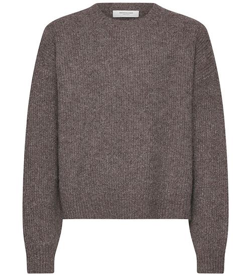 Rosemunde Bluse - Strik - Uld - RkTinker - Brown Grey Mel