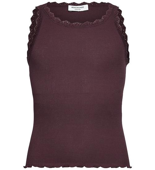 Rosemunde Top - Rib - RkBalta - Ganache m. Blonder