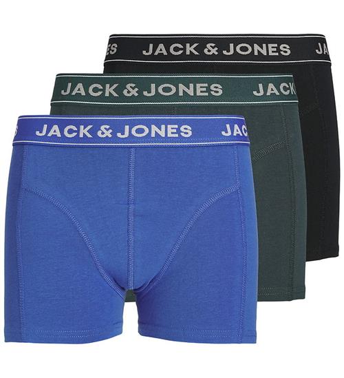 Jack & Jones Boxershorts - 3 -Pak - JacBlack - Black/Dazzling Bl