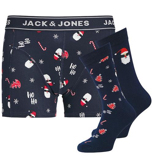 Jack & Jones Gaveæske - Boxershorts/Strømper - JacSanta - Sky Ca