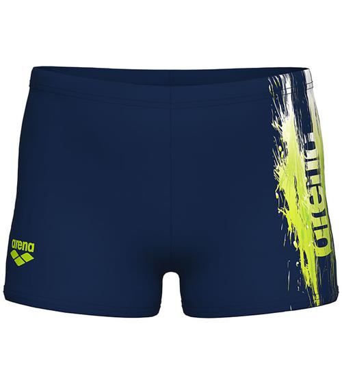 Arena Badebukser - Navy/Gul