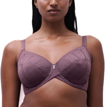 Chantelle BH EasyFeel Very Covering Underwired Bra Blomme nylon C 85 Dame