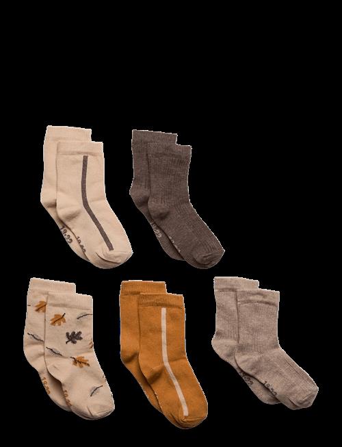 Minymo | Socks W. Pattern (5-Pack) | 27\30