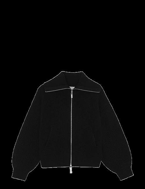 REMAIN Birger Christensen | Knitted Cropped Bomber | S