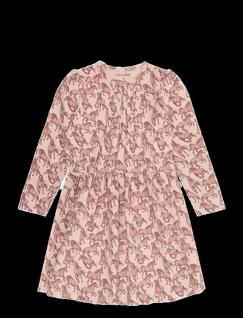 Minymo | Dress Ls Aop | 140