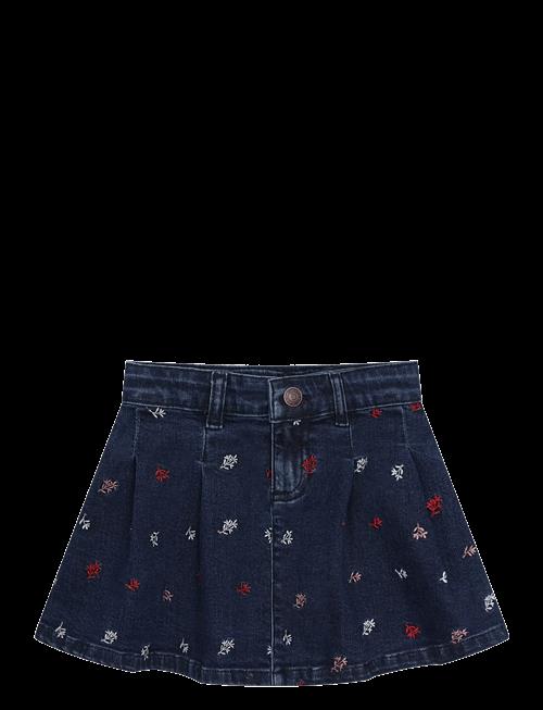 Minymo | Skirt Denim W. Emb. | 110
