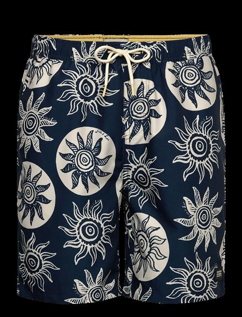 Scotch & Soda | Printed Longlength Swim Shorts | M