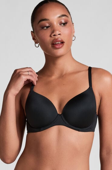 Hunkemöller Formstøbt bøjle-bh Super Soft Sort