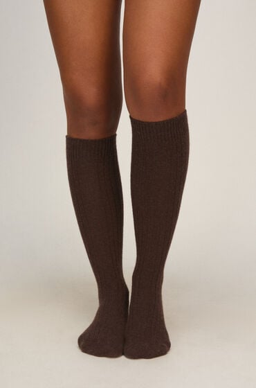 Hunkemöller Cashmere Blended Sokker Brun