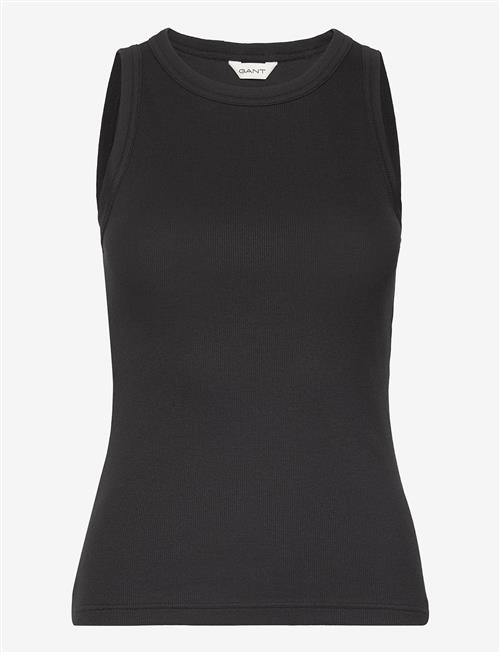Gant | High Neck Rib Tank Top | XXL