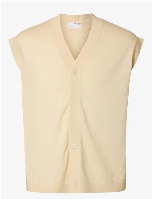 Selected | Slhtray Knit Merino Vest Cardigan Ex | L