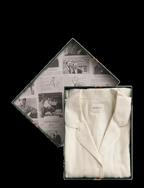 Gant | Satin Stripe Pajama Set Gift Box | L