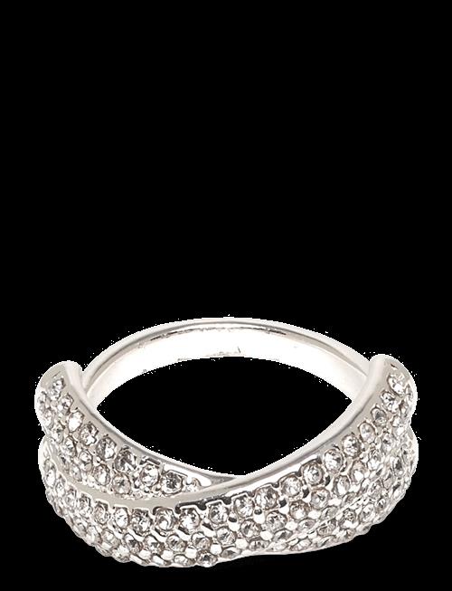 Pilgrim | Edtli Crystal Ring Silver-Plated | ONE SIZE