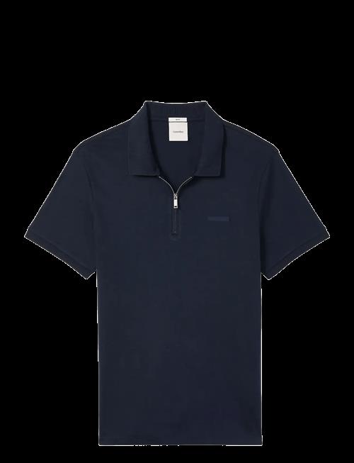 Calvin Klein | Ss Supima Zip Polo | L