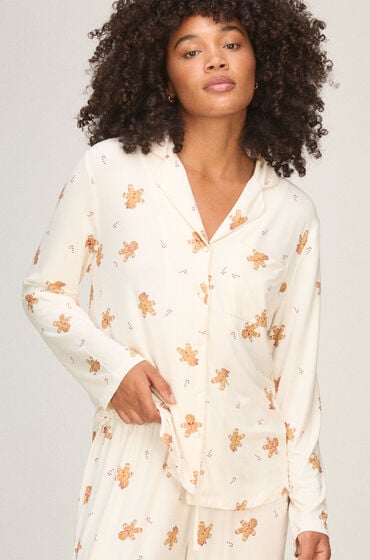 Hunkemöller Jakke med lange ærmer Jersey Essential Hvid
