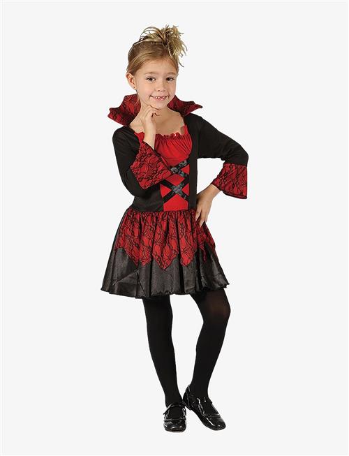Se Joker | Maskeraddräkt Vampiress Kid 122-128 | 122-134 hos Booztlet