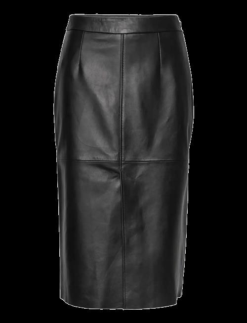 Rosemunde | Rwfelino Leather Calf Skirt | 38