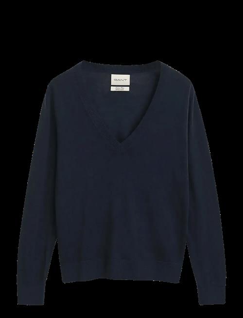 Gant | Extrafine Merino Wool V-Neck | L