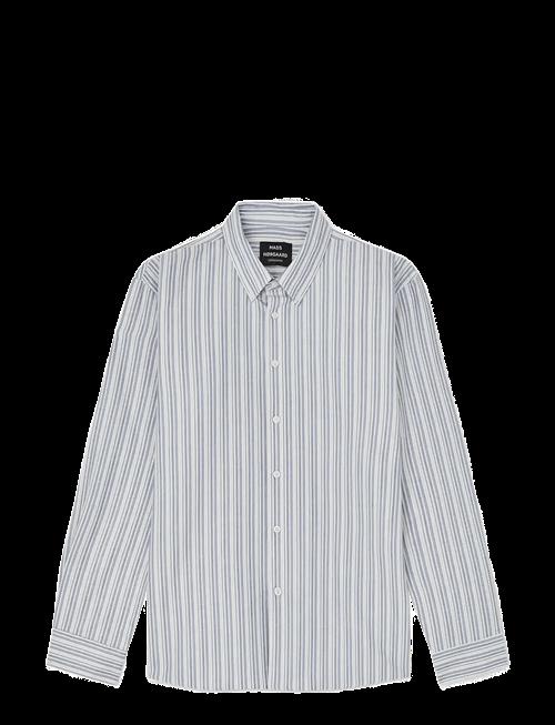 Mads Nørgaard | Cotton Oxford Sune Stripe Shirt Bd Fav | L