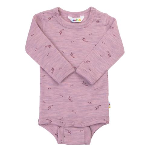 Joha Baby Body Lilac Melange  Lilac Melange 90 cm  Lilla  90 cm  unisex
