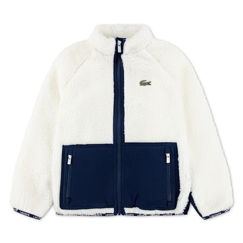 Lacoste Fleecejakke Farine  Farine 110 cm  Hvid  110 cm  unisex
