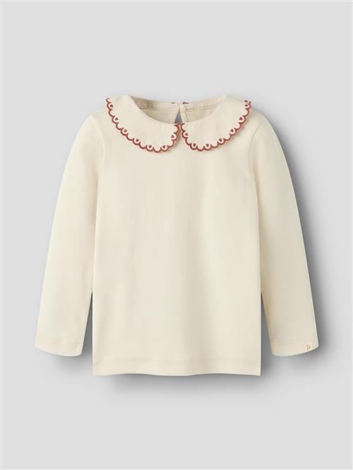 Lil’ Atelier Nmffundo Loa Ls Slim Top Lil Turtledove Turtledove 92 cm  Creme  92 cm  Piger
