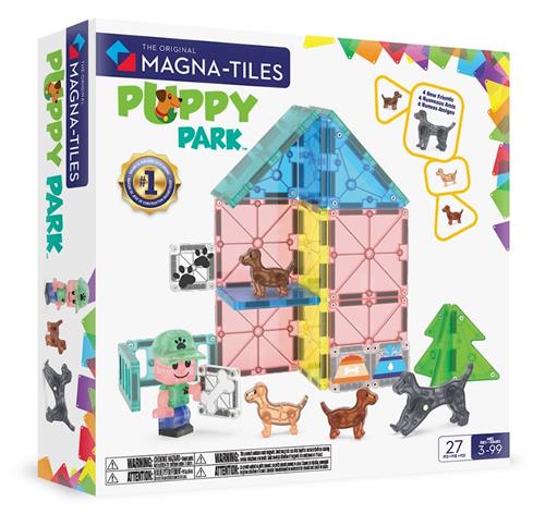 Magna-Tiles Magna-Tiles 27 Stk. Puppy Park  Multi One Size  Hvid  One Size 3+ Years unisex