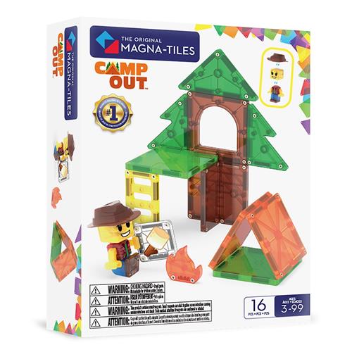 Magna-Tiles 16 Stk. Camp Out  Multi One Size  Hvid  One Size 3+ Years unisex