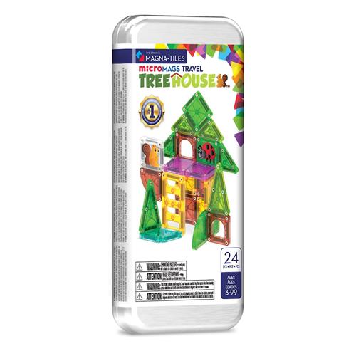 Magna-Tiles Rejsesæt Med 24 Dele Treehouse  Multi One Size  Hvid  One Size 3+ Years unisex