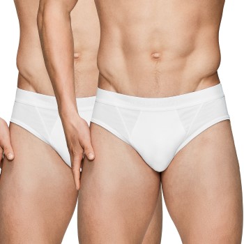 JBS of Denmark 2P Organic Cotton Brief Hvid økologisk bomuld XX-Large Herre
