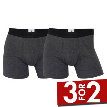 JBS of Denmark 2P Tights Boxers Mørkgrå  Small Herre